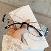 Gafas de sol estilo ojo de gato para mujer, modernas, retro, de alta gama, con montura estrecha y espejo marrón pequeño, de cara redonda y adelgazamiento, 2024