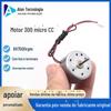 300 motor com terminal ventilador portátil miniatura motor DC varredor brinquedo solar cap escova de dentes elétrica