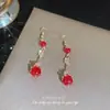 Nuevos Pendientes Largos con Borlas Estilo Chino para Mujer, Pendientes de Alto Nivel Estilo Antiguo Dinastía Han, Pendientes Retro Estilo Año Nuevo