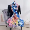 Bufandas de Seda Brocada Estilo Nuevo Lijin con Varios Estampados, Chalinas Lujosas y Elegantes, Bufandas de Regalo de Alta Gama para Mujeres