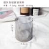 Vela de Aromaterapia DIY Feita à Mão Copo Vazio de Vidro Vidro Fosco Preto e Branco Transparente Copo de Cera DIY Recipiente para Vela Caseira
