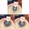 Nueva Serie Azul Anillo Intestino Delgado Simple Doble Cola de Caballo Goma para el Cabello Ins Dulce Estilo Fresco Niña Lado Goma para el Cabello