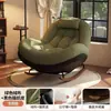 Silla mecedora retro moderna simple para el hogar, sala de estar, dormitorio, balcón, silla de ocio que se puede usar para reclinarse y dormir