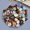 Fabricantes que vendem cristal natural diversas partículas de pedra de cascalho artesanato de cristal tanque de peixes vaso de flores ornamentos paisagismo pedra desmagnetizante