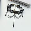 Diablo Lolita Lolita Punk Gótico Gótico Corrente Cruzada Lote Colar Joia Clavícula Halloween