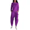 Conjunto de Pantalones Deportivos Casuales de Color Sólido con Cordones y Múltiples Bolsillos, Temporada de Otoño de Comercio Exterior Europeo y Americano 2025, Estilo Moderno, Ropa Interior