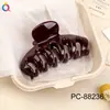 Qiyue Nuevo Pinza para el Cabello de Calabaza de Color Sólido Pinza de Tiburón Grande PC Exquisito Accesorio para el Cabello de Alta Gama para Mujeres Yiwu Al por Mayor