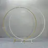 Arco de Marco Circular de Hierro para Bodas Más Vendido Transfronterizo Arco de Flores con Globo de un Solo Poste Decoración Popular para Escenario de Cumpleaños