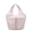 Bolsa Bucket de Nylon Casual da Moda Estilo Coreano para Mulheres 2025 Novo Modelo de Inverno Bolsa de Mão Simples e Estilosa Leve