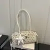 Bolso de Hombro de Lunares de Moda para Mujer 2026 Nuevo Colgante de Estrella Versátil Bolso de Axila Bolso de Mano para Viaje Transfronterizo
