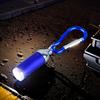 Mosquetón Pequeño de Tubo Deslizante Linterna Brillante Regalo Promocional Lámpara Digital Se Puede Personalizar con Logo Zoom Telescópico Mini