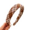 Diadema retro elegante para mujer, banda para el cabello para lavado facial de otoño e invierno, combina con todo, nueva diadema de alta calidad de 2024 para la parte superior del cabello.