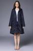 Xiyin Transfronterizo Estilo Japonés Estilo Coreano con Cremallera Cortavientos de Viaje Ligero y Lindo Moda Japonesa y Coreana Impermeable Poncho