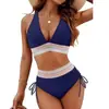 Novo Biquíni Bohemian Style Sexy com Fenda para Mulheres, Biquíni Push-up com Decote Profundo de Alta Qualidade, Venda Quente Transfronteiriça