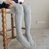 Medias Largas para Niñas por Encima de la Rodilla de Verano Finas con Lazo Grande Boca de Burbuja Medias de Princesa Medias Altas Calcetines Blancos para Niñas