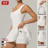 Vestido Deportivo Floral Popular Transfronterizo para Mujer, Conjunto de una Pieza de Secado Rápido Anti-Exposición para Correr al Aire Libre, Fitness y Tenis