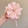 Elásticos de Cabelo Infantil para Meninas Pequenas, Elásticos de Cabelo Doces Florais de Tulipa, Flores de Cabelo Tridimensionais para Meninas, Elásticos de Cabelo para Coque, Scrunchies