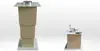 Mesa elevatória tatami manual Shimei grande de alumínio e mesa elevatória de sala 250 (padrão madeira)
