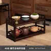 Prateleira de Exibição para Mesa, Suporte de Xícaras de Chá em Madeira Maciça, Prateleira de Armazenamento para Conjunto de Chá, Mesa de Chá Pequena para Sala de Chá do Escritório, Prateleira de Armazenamento para Mesa de Chá