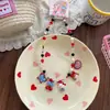 Lindo Dibujo Animado Gato Kt Niña Conejo Collar para Niños Pulsera de Cuentas Colorida Dopamina Clip para Oreja Accesorios para Bebé