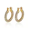 Brincos Coloridos com Strass Cruzados Nova Tendência da Moda Ornamentos para Orelha Leve Luxo Nicho Sensação de Alto Padrão Acessórios de Aço Titânio Venda por Atacado
