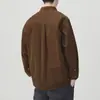 Camisa de Pana de Gama Alta Chaqueta para Hombre Primavera y Otoño 2026 Nueva Camisa Casual Ropa de Marca de Moda Talla Grande Manga Larga