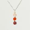 Venta Caliente Transfronteriza Pulsera de Cristal Natural de 12 Constelaciones Colgante de Piedra de Doce Estrellas Citrino Ágata Roja para Hombres y Mujeres