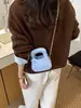 Bolso de mano de gato de dibujos animados, lindo para niñas, correa larga desmontable para el hombro, monedero portátil para lápiz labial de un solo hombro cruzado, transfronterizo