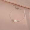 Collar de perlas de imitación europeas y americanas para mujer, popular en Internet, nuevo nicho, cadena de clavícula, pulsera con diseño de perlas para mujer.