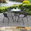 Mesa Dobrável Tampo de Vidro Mesa Redonda Mesa Quadrada Mesa Temperada para Exterior Lazer Simples Portátil Mesa de Jantar Pequena Mesa Redonda Casa