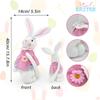 Amazon Yuqi Nuevo Conejo de Peluche de Pascua Muñeco Creativo Decoraciones para el Hogar Ventana Ambiente Festivo