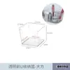 Caixa de armazenamento para armário de espelho, acrílico transparente, retangular, estreita e longa, conjunto combinado para banheiro, cosméticos, produtos de skincare e penteadeira