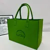 Bolsas de Feltro Personalizadas para Brindes Corporativos, Bolsas Tote de Feltro de Alta Qualidade, Bolsas Tote de Feltro de Grande Capacidade para o Festival da Lua de Outono