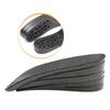 Palmilha aumentada design de meia almofada invisível ajustável de duas camadas absorção de choque universal masculino e feminino 5cm aumentado