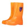 Jundeng Botas aquáticas de secagem rápida, de tubo médio, sem interior, marrons, botas impermeáveis de tubo longo, amarelas, sapatos de chuva antiderrapantes, sapatos de borracha sem malha para homens