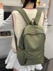 Mochila de Lona Lavable Resistente al Desgaste para Mujer, Bolso Escolar Simple de Gran Capacidad para Estudiantes de Secundaria y Preparatoria, Mochila Casual de Viaje para Hombre
