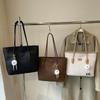 Bolsa Tote Retrô de Cor Sólida, Elegante e Única, de Alta Qualidade para Mulheres, Versátil, Casual, para o Trabalho, Estudante, Nova Bolsa de Ombro