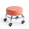 Taburete pequeño con ruedas, taburete bajo, taburete de rodaje silencioso, taburete para caminar para niños, taburete de manicura, taburete de pedicura, taburete para cambiarse de zapatos, herramienta para el cuidado infantil
