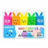 Mini Set de Bolígrafos Creativos de Dibujos Animados Marcador Resaltador de Conejo Bolígrafo Marcador de Aprendizaje Bolígrafo para Diario Bolígrafo Marcador de Puntos Clave para Niños