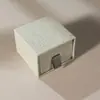 Venta Caliente Marrón Nube Lujo Accesible Universal Cajón de Cartón Caja de Joyería Caja de Empaque para Joyería Collar Anillo Plateado