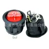 Interruptor con Forma de Barco Kcd1 Agujero de Instalación de 23 mm Interruptor Redondo Rojo de Tres Velocidades con Luz de Cuatro Patas Certificado ETL US
