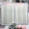 Pestañas Polaris de gran capacidad Libro de Pestañas Simulación Segmentada Natural Xiao Mao Explosiones Pestañas Postizas Espejo para Fotografiar