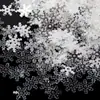 Decoração de Natal Floco de Neve 8/13mm Layout de Cena Interna Floco de Neve Artificial Pingente DIY Preenchimento