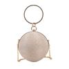Bolsas Bolsa Transversal Feminina Temperamento Nicho Bolsa Redonda Bolsa de Mão 2025 Nova Bolsa Feminina Nicho Bolsa Diamante Flash para Jantar