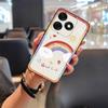 Adequado para Tecno Capa de Telefone Dissipação de Calor Engraçada à Prova de Poeira Bonito Silicone Cor Sólida Mulheres Na Moda All-covered Soft Case Cartoon