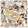 50 Lindos Stickers de Graffiti de Colección de Gatos y Perros para Botellas de Agua, Maletas, Cuadernos y Decoraciones de Teléfono al por Mayor