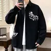 Nova Roupa de Trabalho Americana Retrô Camisa de Lapela Masculina Manga Longa 2026 Nova Outono Solta Casual Camisa Jaqueta