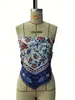 2026 Comercio Electrónico Transfronterizo Europeo y Americano Verano Nuevo Estilo Tirantes Estampados Bandeau Moda Bohemia Casual Top de Vacaciones