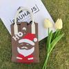 Bolsa para Teléfono Móvil Tejida de Navidad de Alta Gama Bolso Mensajero de Ambiente Combinable Bolso Tote de Mano para Mujer Lindo de Dibujos Animados