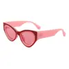 Óculos de Sol Retrô Cat-Eye Poligonais para Mulheres Armação Quadrada Europeu e Americano Ins Óculos de Sol de Alta Qualidade Óculos de Sol de Moda para Praia